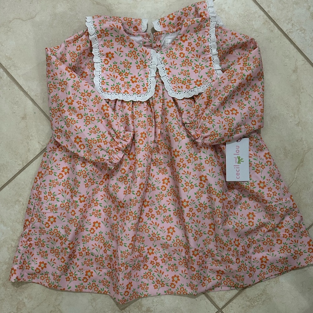Cecil & Lou Floral Collared Dress